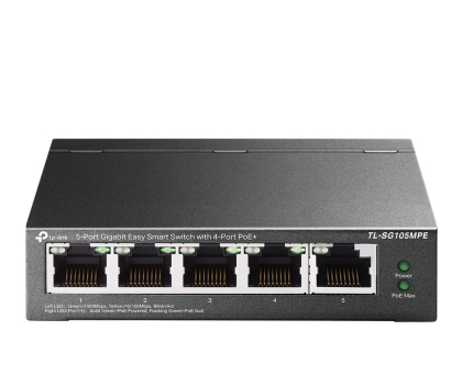 Switche TP-Link 5p TL-SG105MPE (5x10/100/1000Mbit, 4xPoE+)